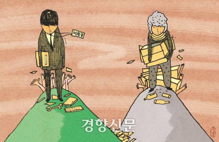 서울행 기차 타지 않으면 가난해지는 나라 (점선면)